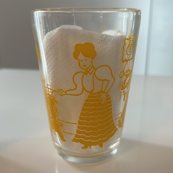 3 1950’s Swanky Swigs Hazel Atlas juice glasses - Picture 7 of 9